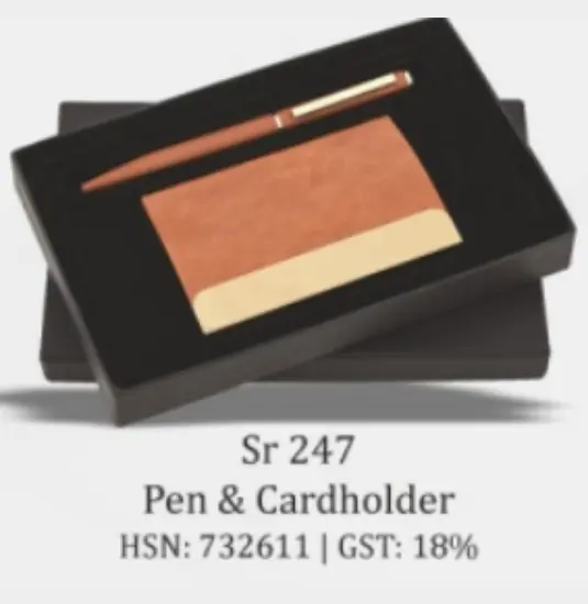 Customized Pen Cardholder Set