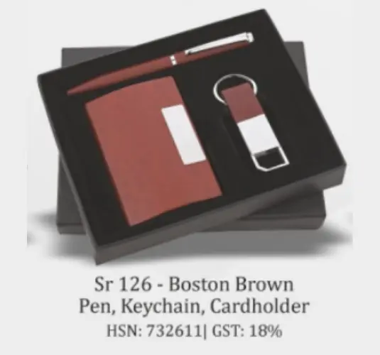 Customized Pen Keychain Cardholder Set