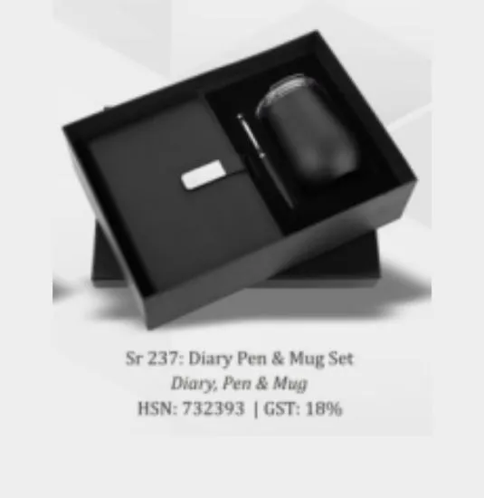 Customized Printing on Diary Pen Mug Set