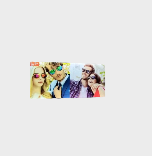 Rectangle led clip on frame